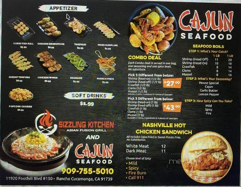 Sizzling Kitchen - Rancho Cucamonga, CA menu_pic