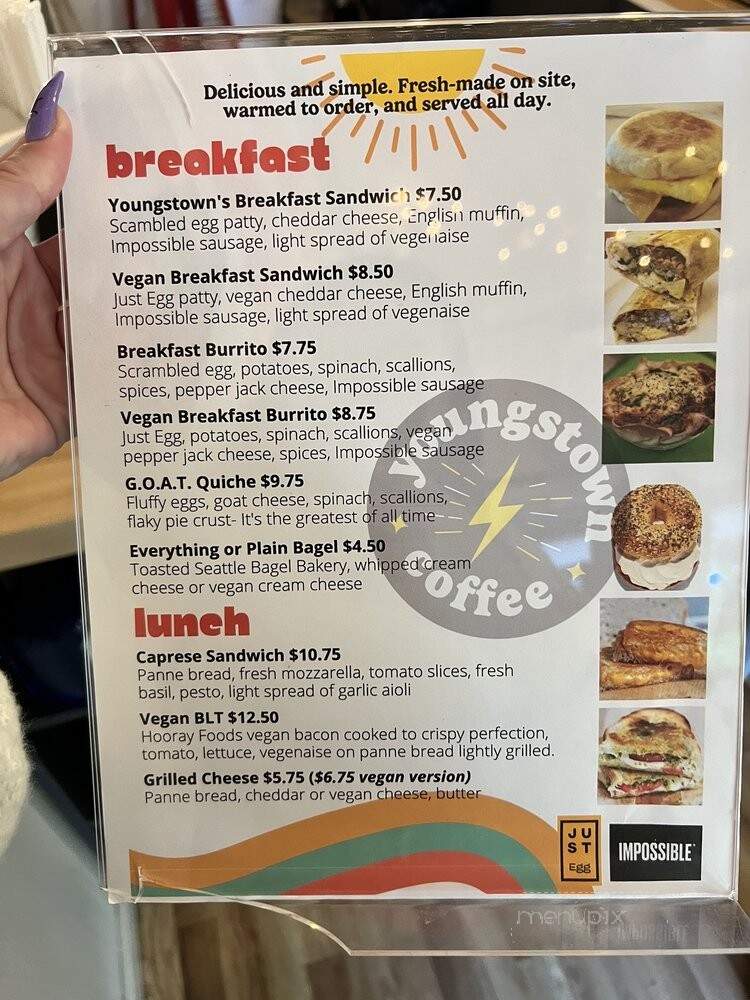 Youngstown Coffee - Seattle, WA menu_pic