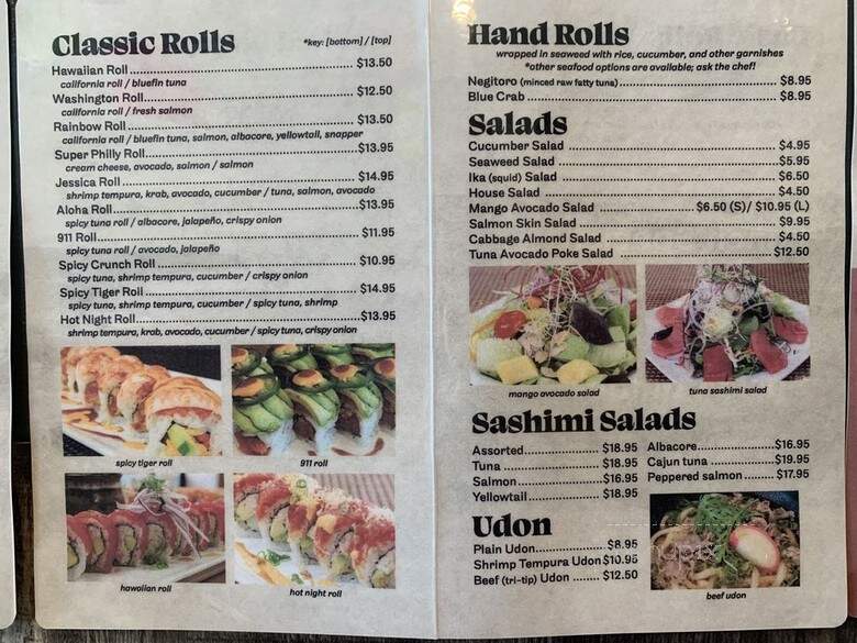 Hamachi Sushi Express - La Habra, CA menu_pic
