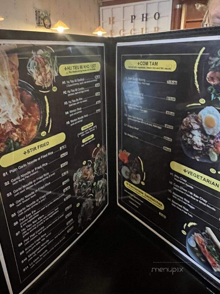 Pho LineUp - Clinton Township, MI menu_pic