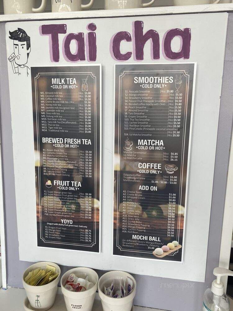 Taicha - Irvine, CA menu_pic