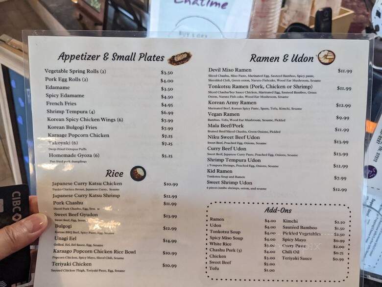 Chatime - Nashville, TN menu_pic