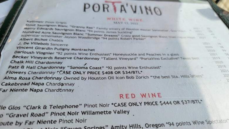 Porta'vino - Houston, TX