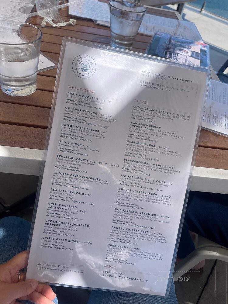Ketch Grill & Taps - San Diego, CA menu_pic
