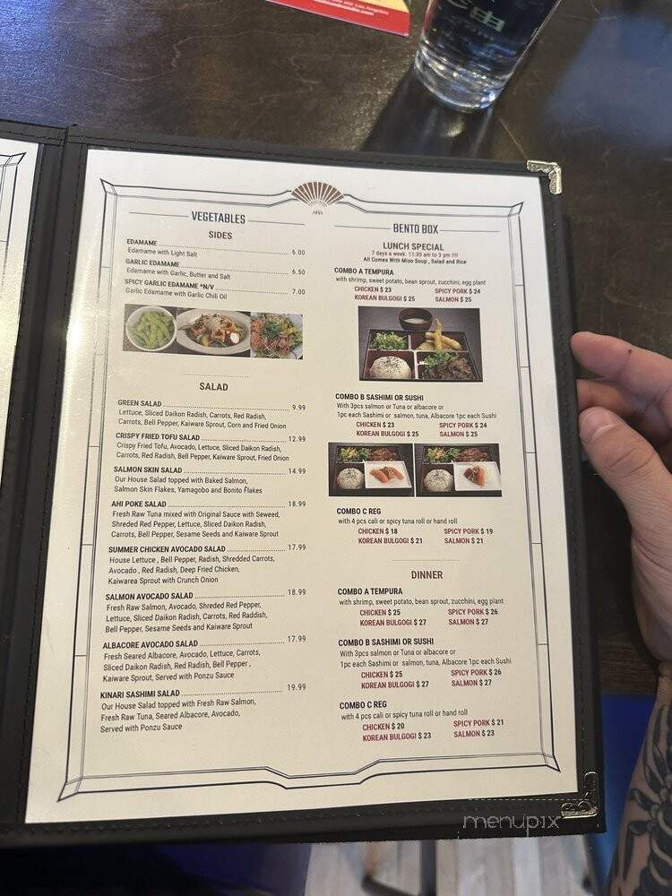 Kinari - Los Angeles, CA menu_pic