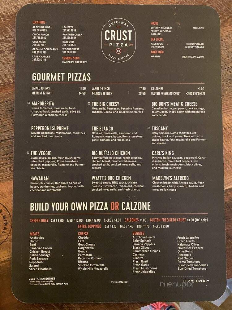 Crust Pizza Co  - Katy, TX