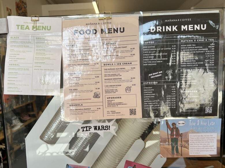 MaNana Coffee by Super Domestic - Los Angeles, CA menu_pic