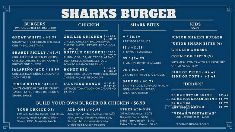 Sharks Burger - Leander, TX