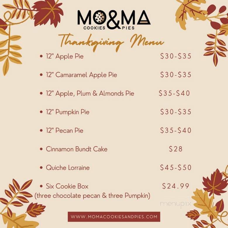 MO&MA Cookies and Pies - Boca Raton, FL