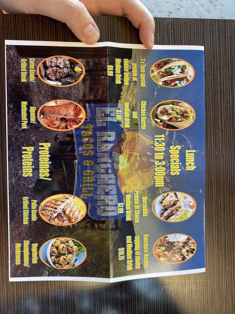 El Ranchero Tacos and Grill - Las Vegas, NV menu_pic