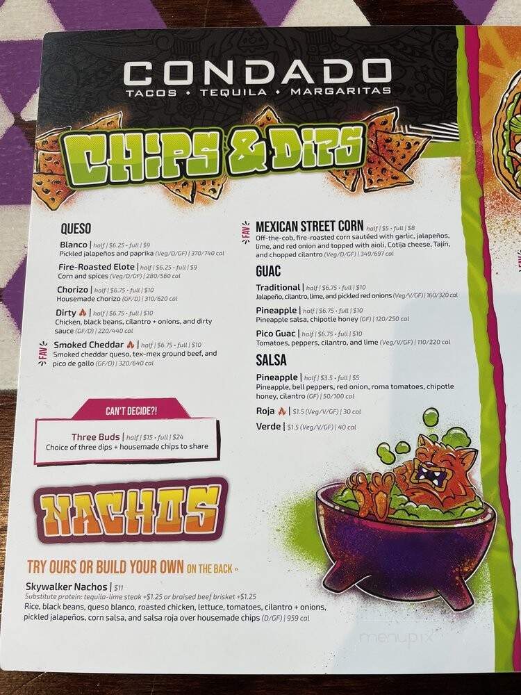 Condado Tacos - Detroit, MI menu_pic