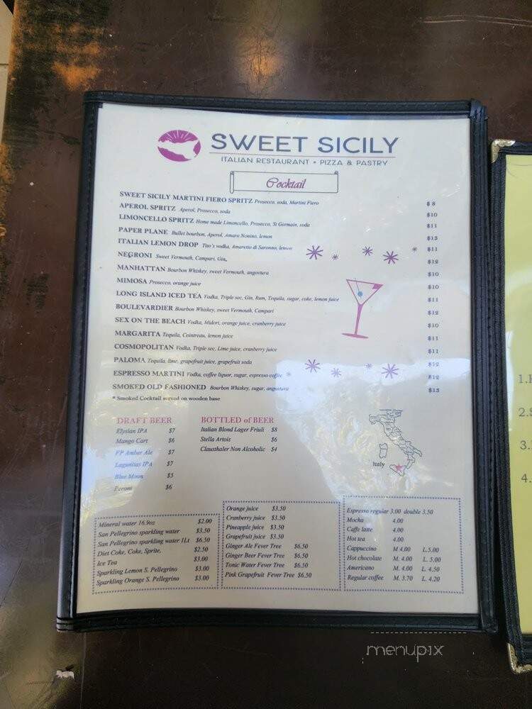 Sweet Sicily - Sunnyvale, CA menu_pic