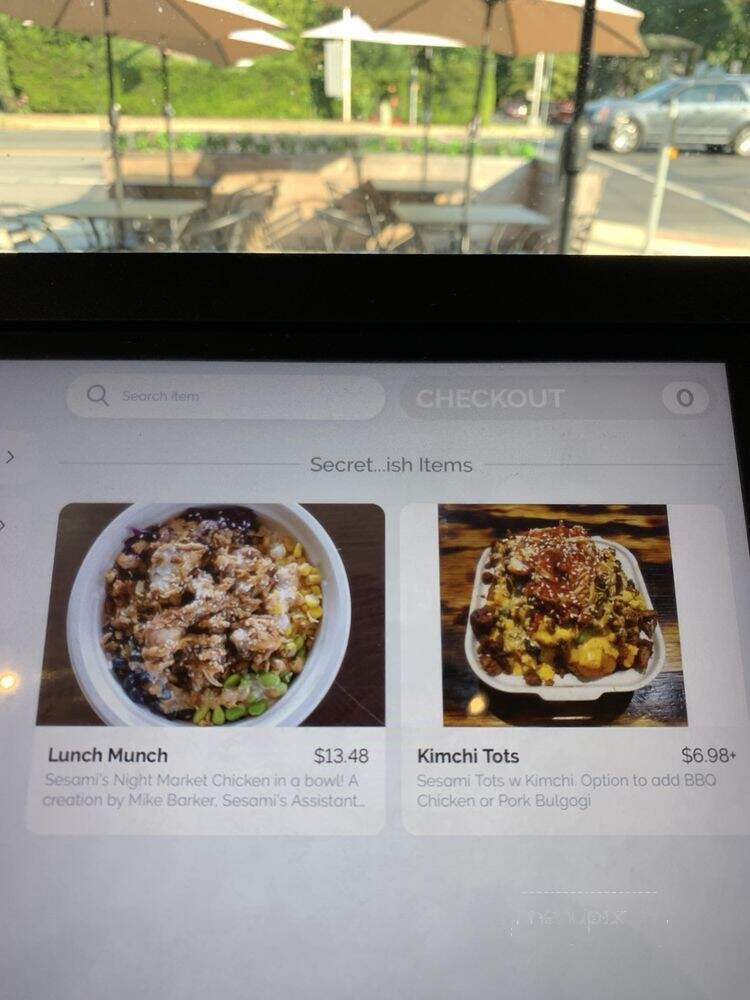 Sesami - Ardmore, PA menu_pic