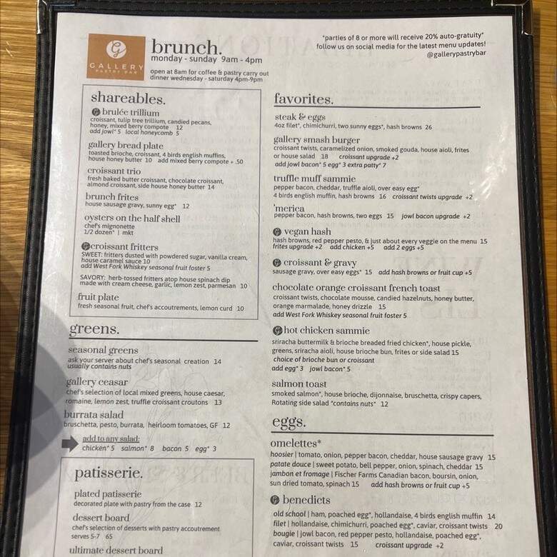 Gallery Pastry Bar - Indianapolis, IN