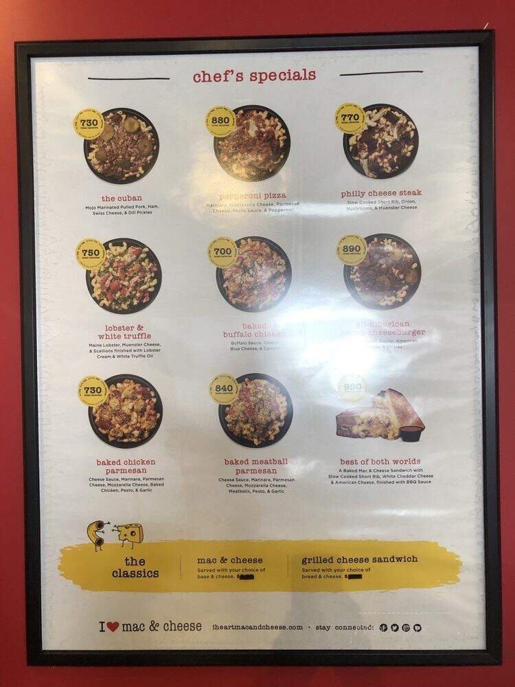 I Heart Mac & Cheese - Westfield, IN menu_pic