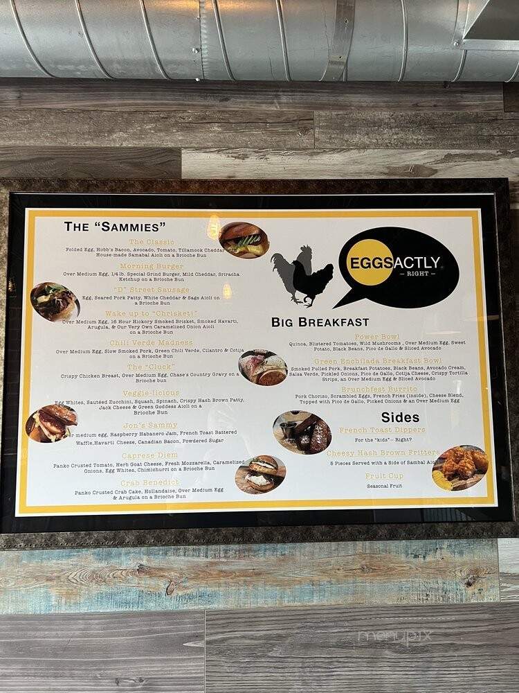 Eggsactly by Chase's - La Verne, CA menu_pic