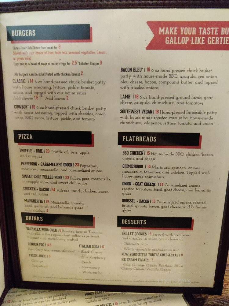 Cooper's Food and Drink - Tacoma, WA menu_pic