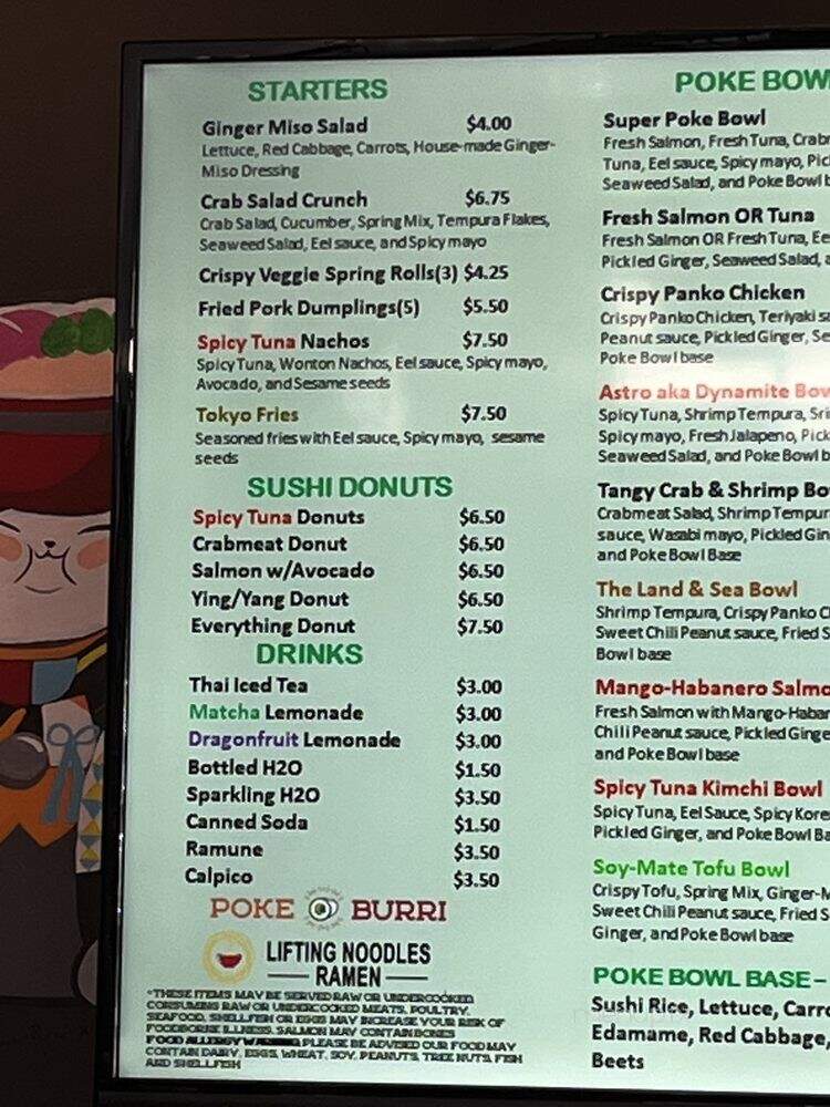 Poke Burri - Houston, TX menu_pic