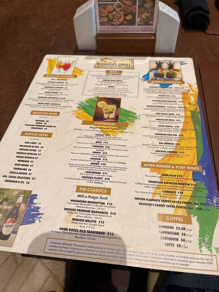 Rodizio Grill - Dania Beach, FL menu_pic