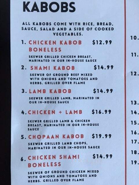 Mena's Afghan Kabob - Oceanside, CA menu_pic