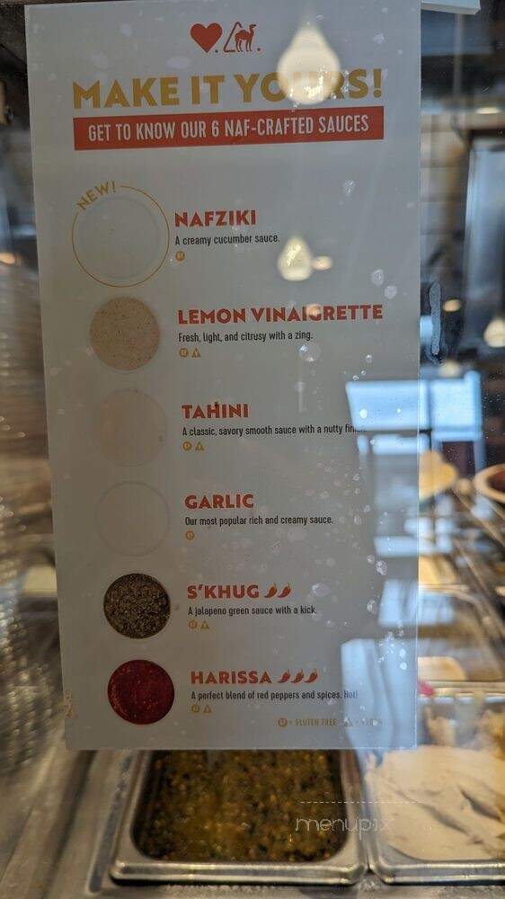 Naf Naf Grill - Carmel, IN menu_pic
