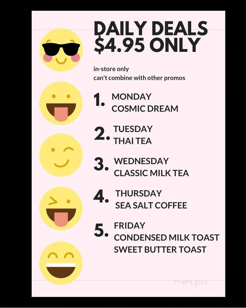 Twinkle Brown Sugar - Artesia, CA menu_pic