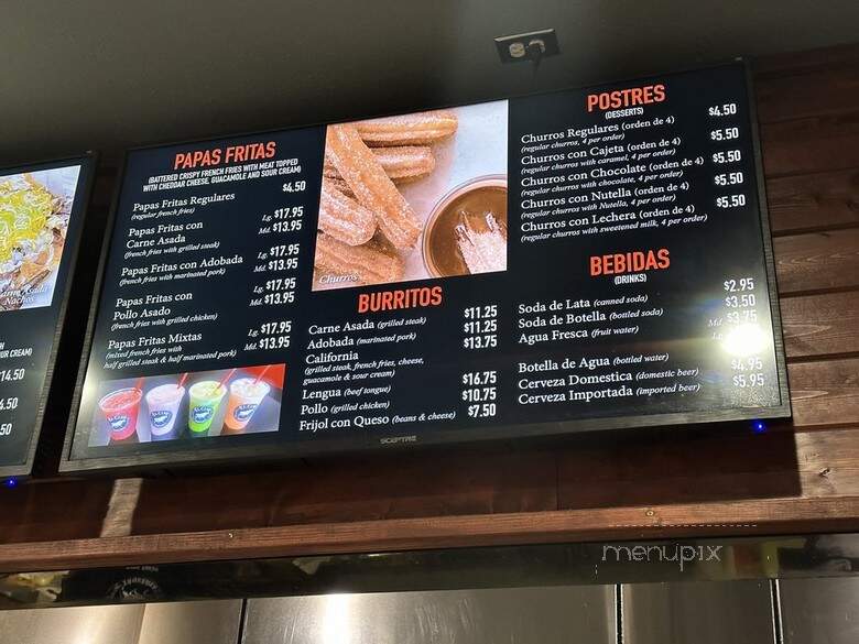 Taqueria El Cino - San Diego, CA menu_pic