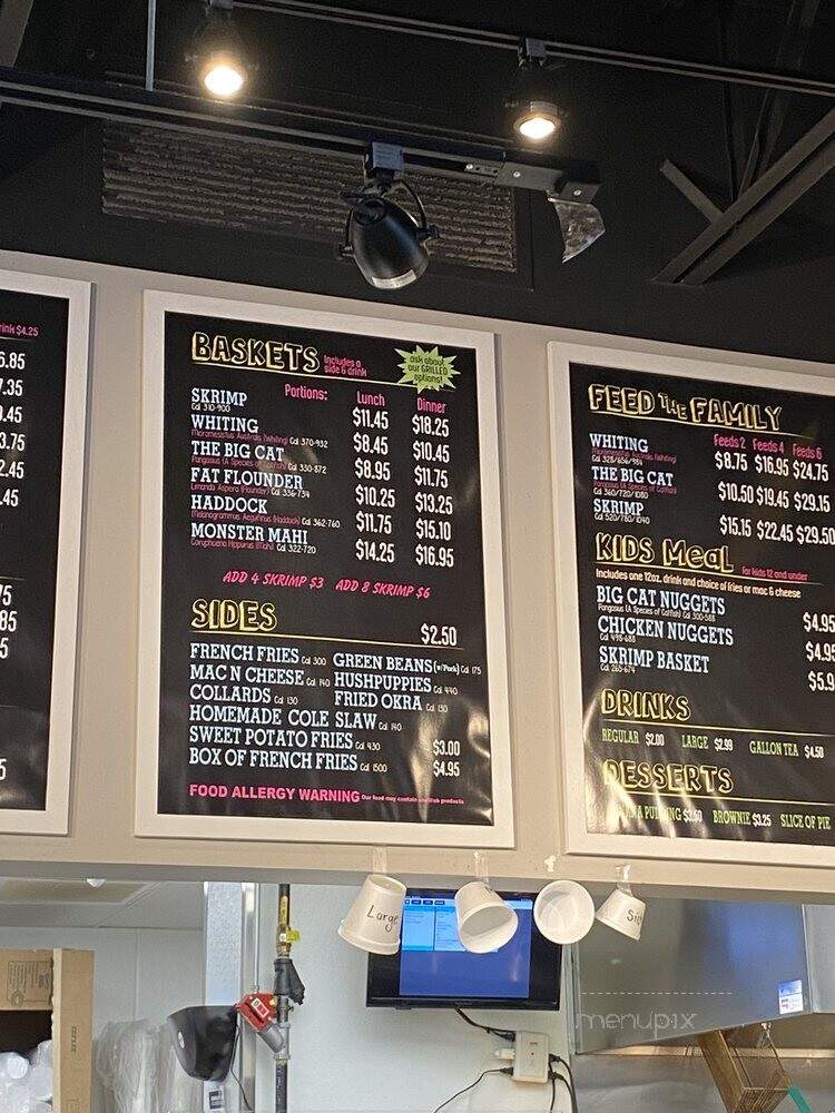 Skrimp Shack - Charlotte, NC menu_pic
