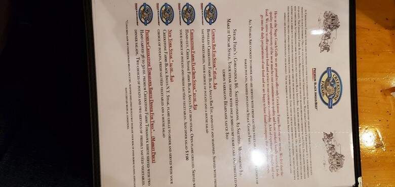 Stage Coach Grille Springdale - Springdale, UT menu_pic