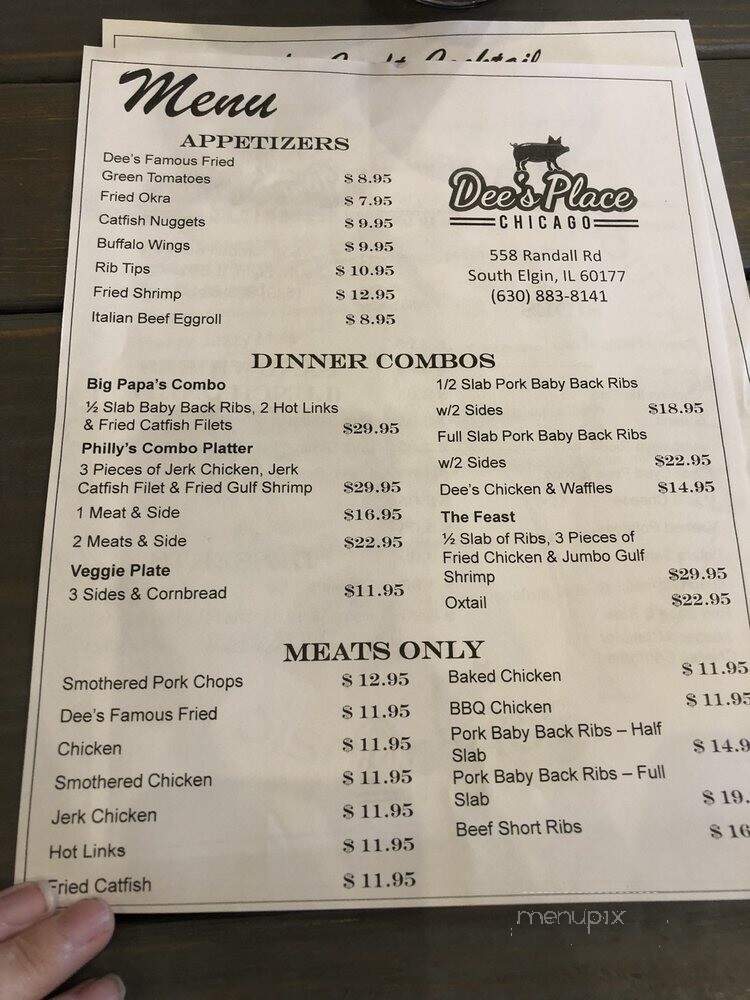 Dee's Place South Elgin - South Elgin, IL menu_pic
