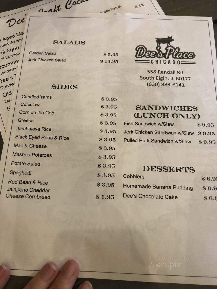 Dee's Place South Elgin - South Elgin, IL menu_pic