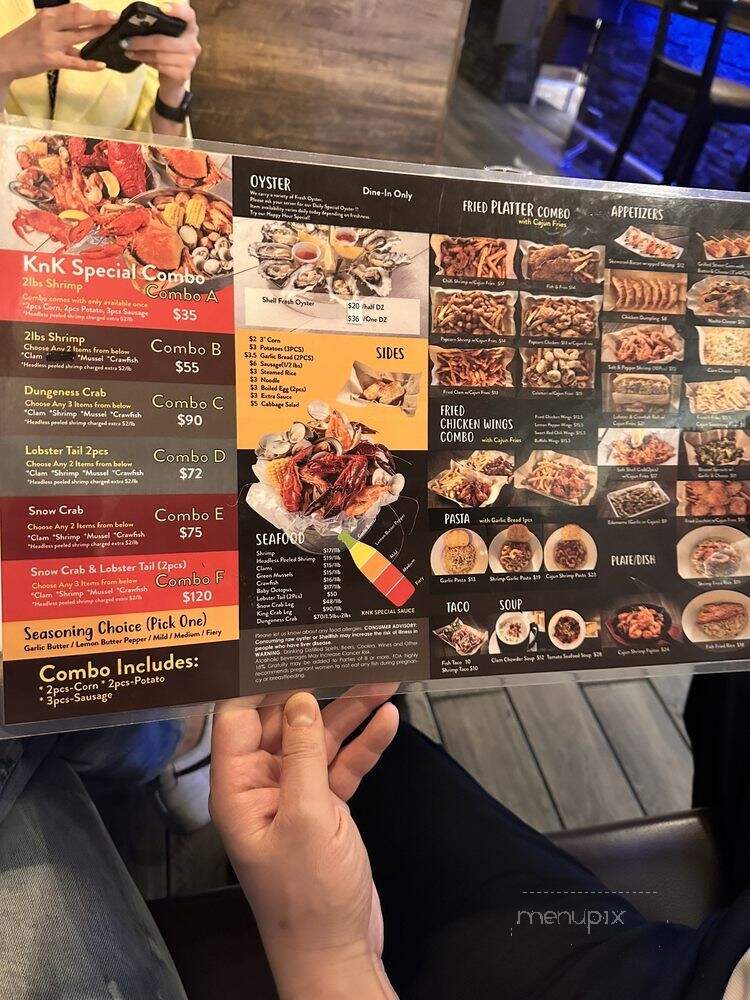 Krack N Krab - Los Angeles, CA menu_pic
