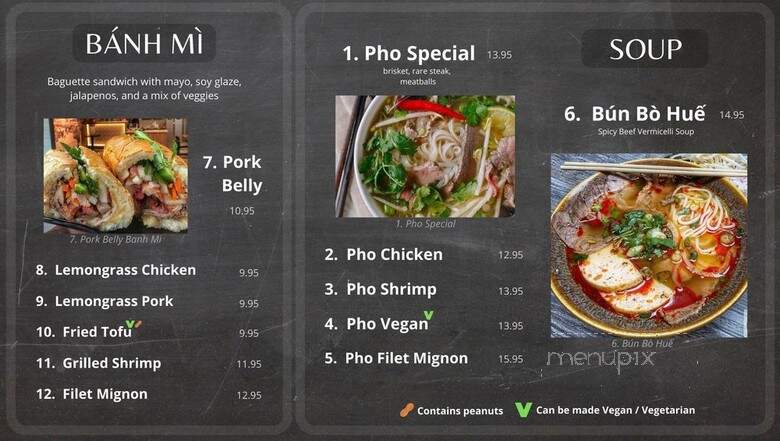 Lantern Vietnamese Cafe - Rancho Cucamonga, CA menu_pic
