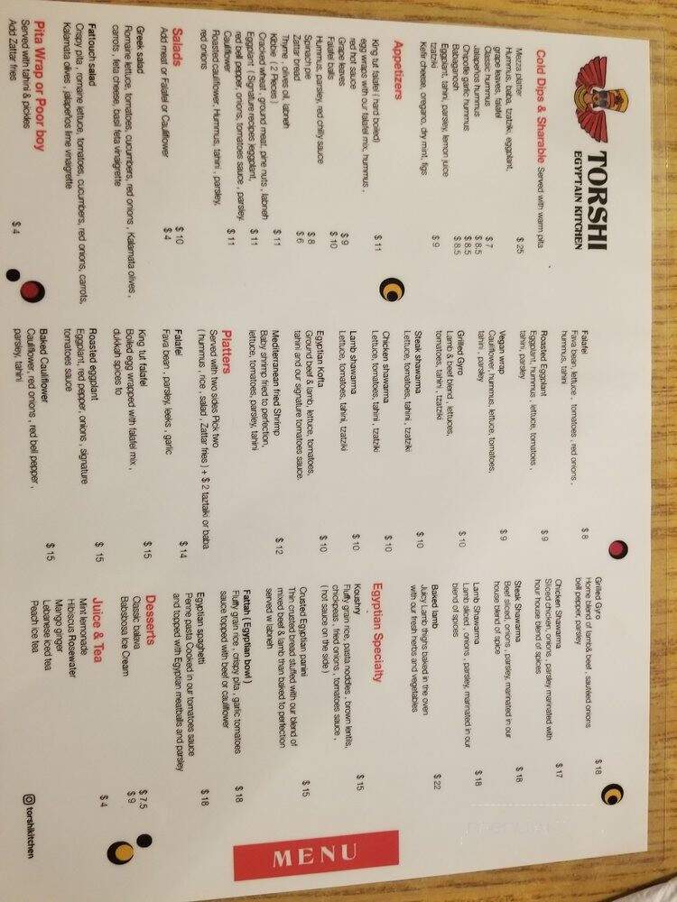Torshi - New Orleans, LA menu_pic