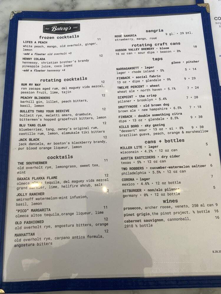 Batesy's BBQ - Far Rockaway, NY menu_pic