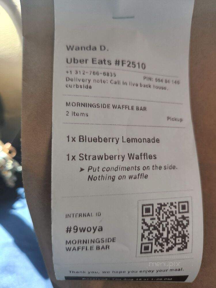 Monty's Chicken & Waffles - Los Angeles, CA menu_pic