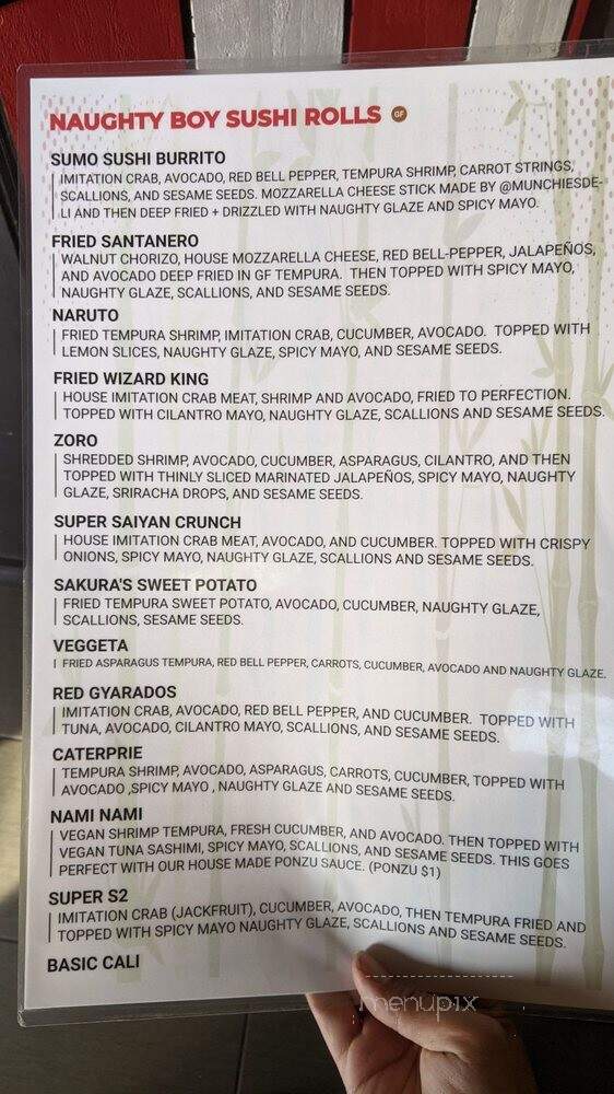 Naughty Panda - Santa Ana, CA menu_pic