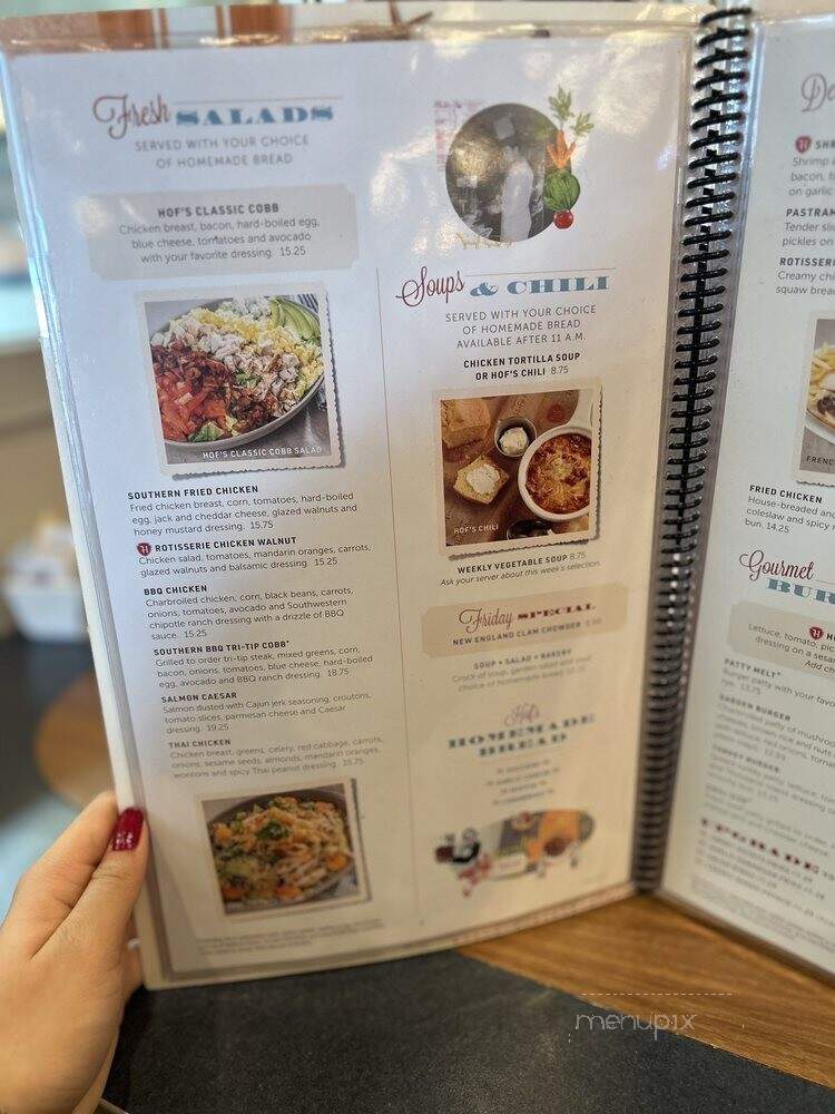 Hof's Hut Restaurant & Bakery - Seal Beach, CA menu_pic