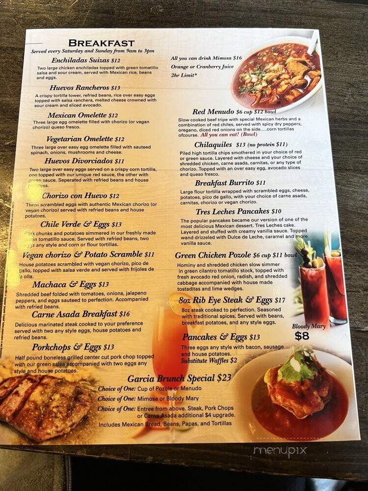 Garcia's South of the Border - Fullerton, CA menu_pic