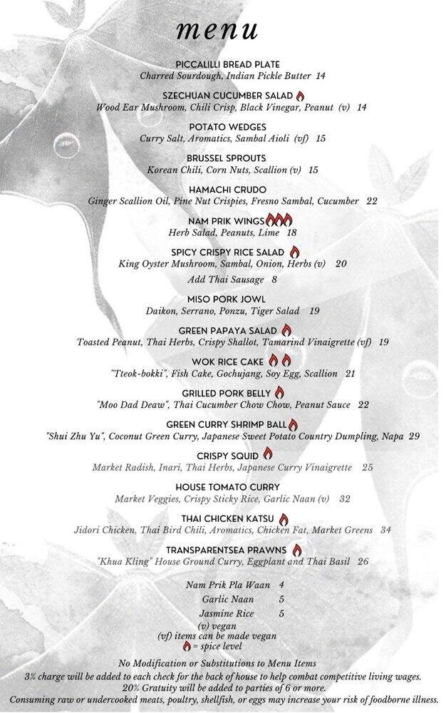 Piccalilli - Culver City, CA menu_pic