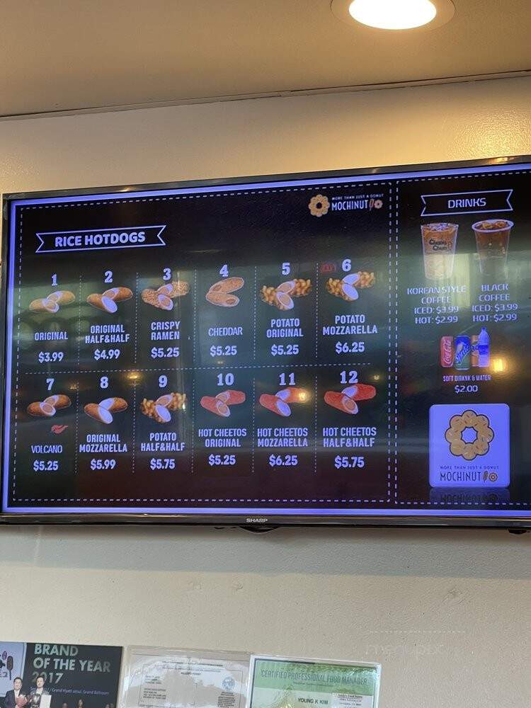 Mochinut - Arcadia, CA menu_pic