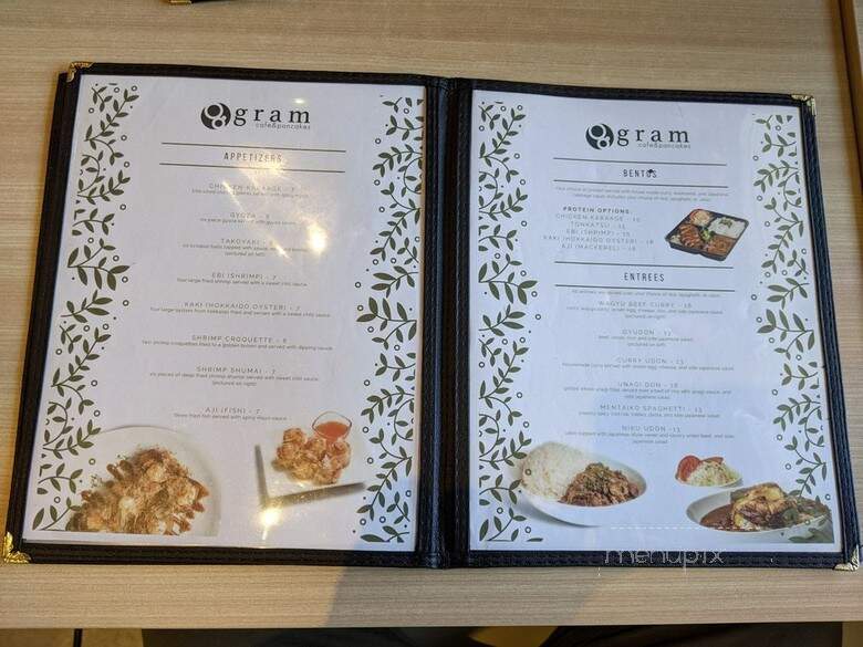 Gram Cafe & Pancakes - Milpitas, CA menu_pic