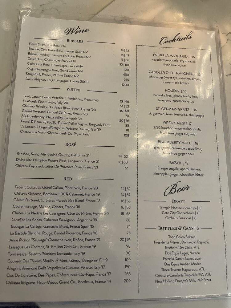 Bazati - Atlanta, GA menu_pic