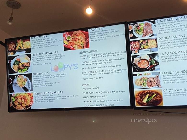 Loopy's Eatery - Annandale, VA menu_pic