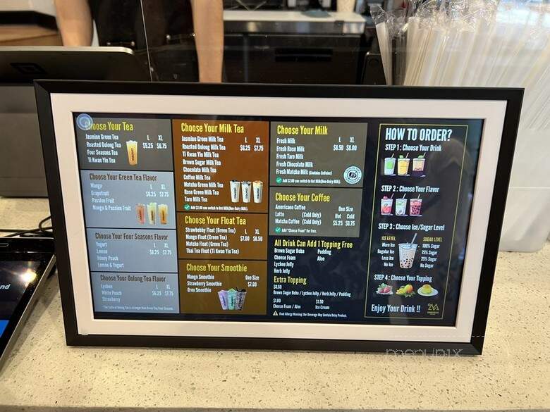 OinkMoo Tea Bar - Pasadena, CA menu_pic