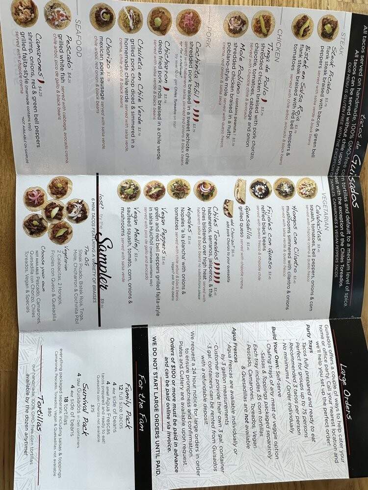 Guisados - Pasadena, CA menu_pic