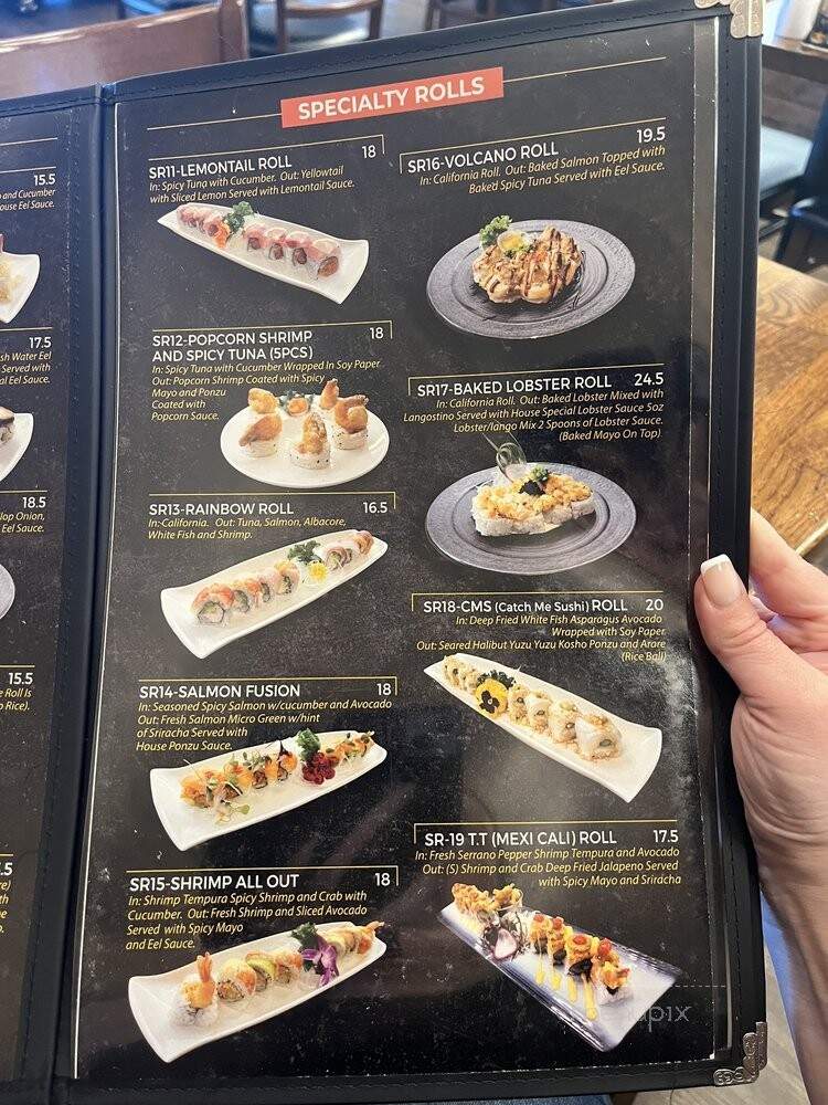 Catch Me Sushi - Los Angeles, CA menu_pic