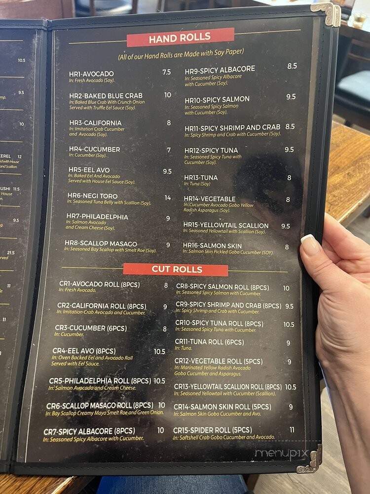 Catch Me Sushi - Los Angeles, CA menu_pic