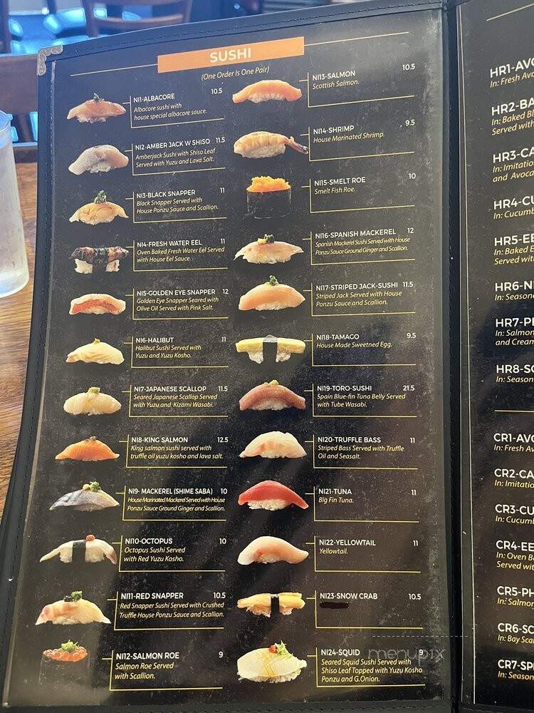 Catch Me Sushi - Los Angeles, CA menu_pic