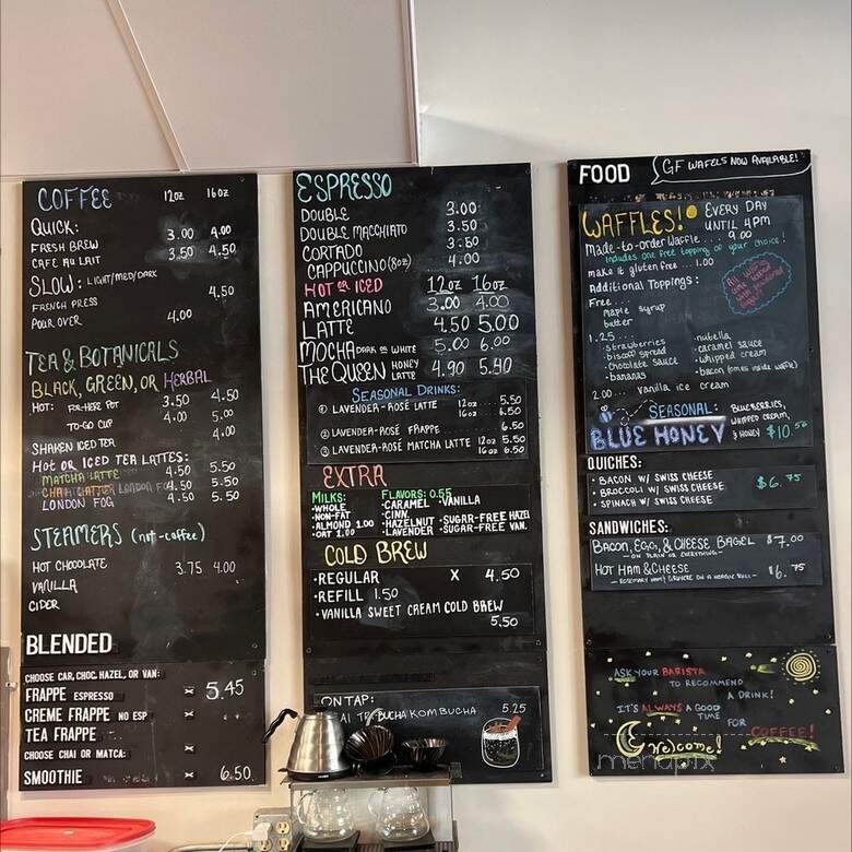 Benelux Coffee - Raleigh, NC menu_pic